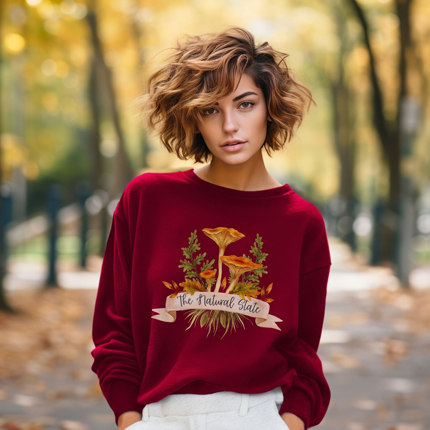 Natural State Shrooms Crewneck