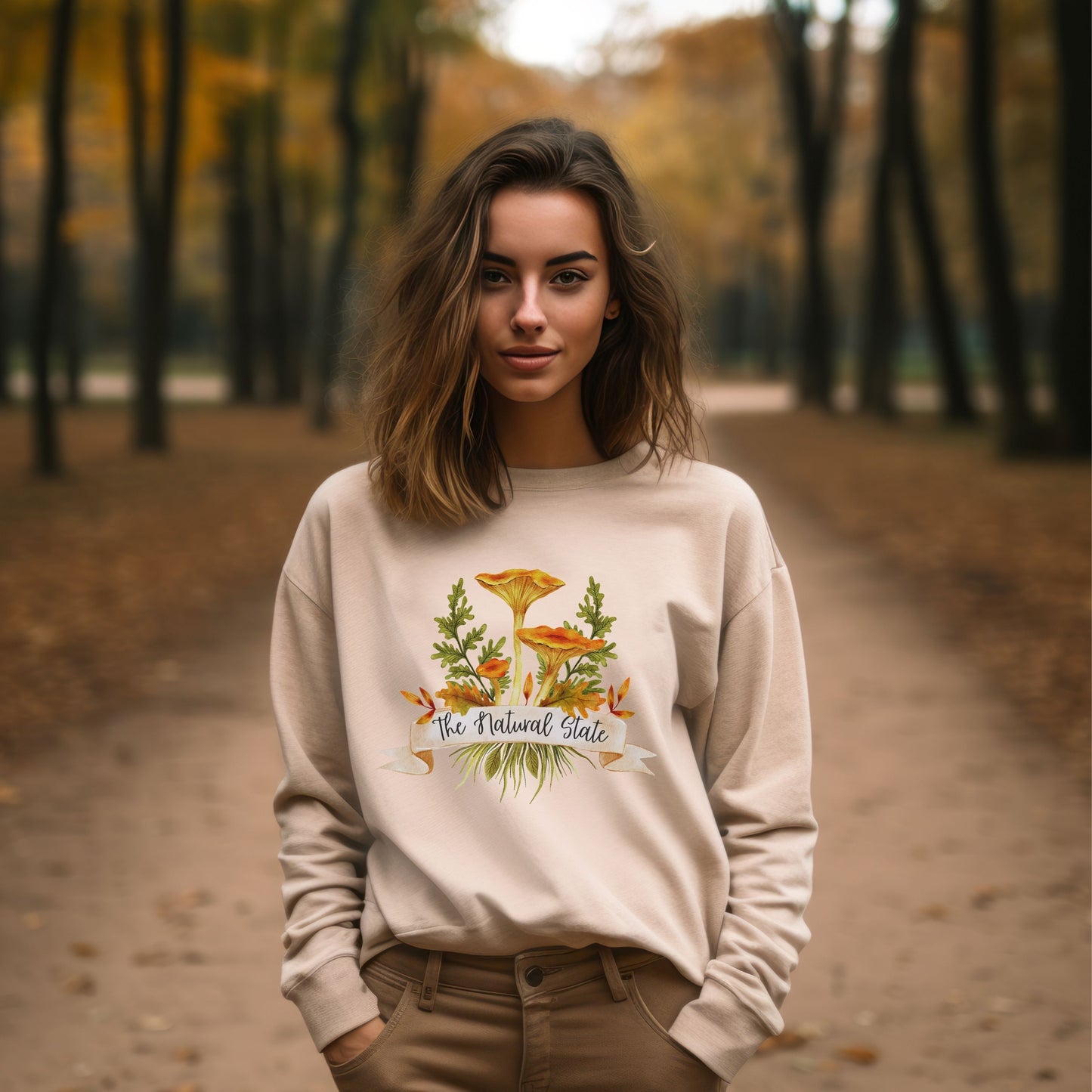 Natural State Shrooms Crewneck
