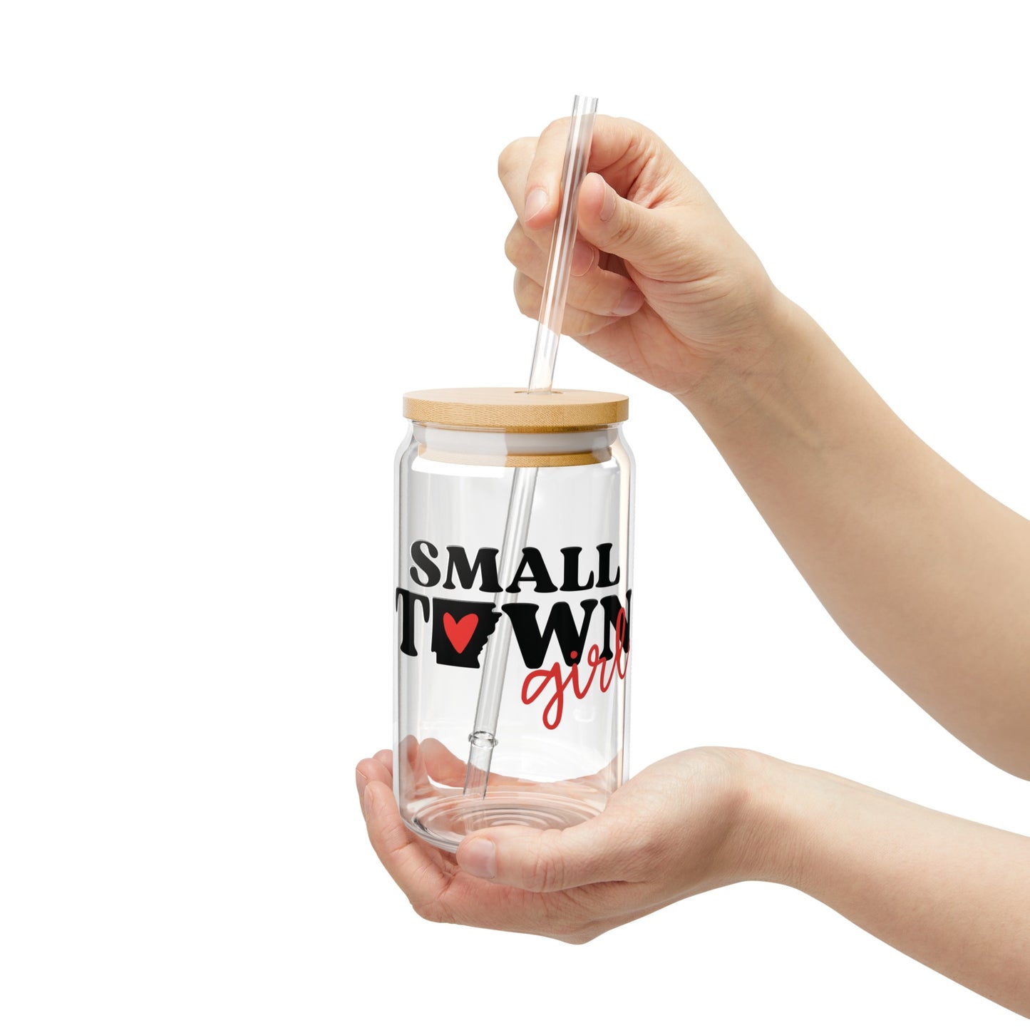Small Town Girl Sipper Glass, 16 oz