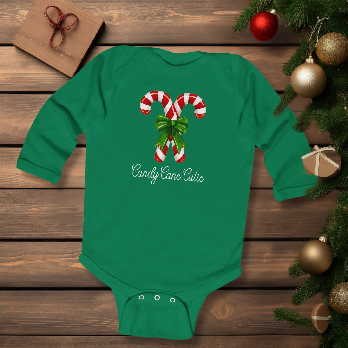 Candy Cane Cutie Infant Bodysuit