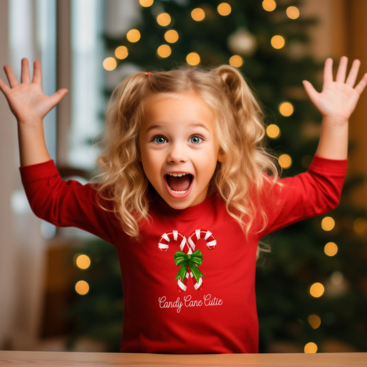 Candy Cane Cutie Toddler Tee