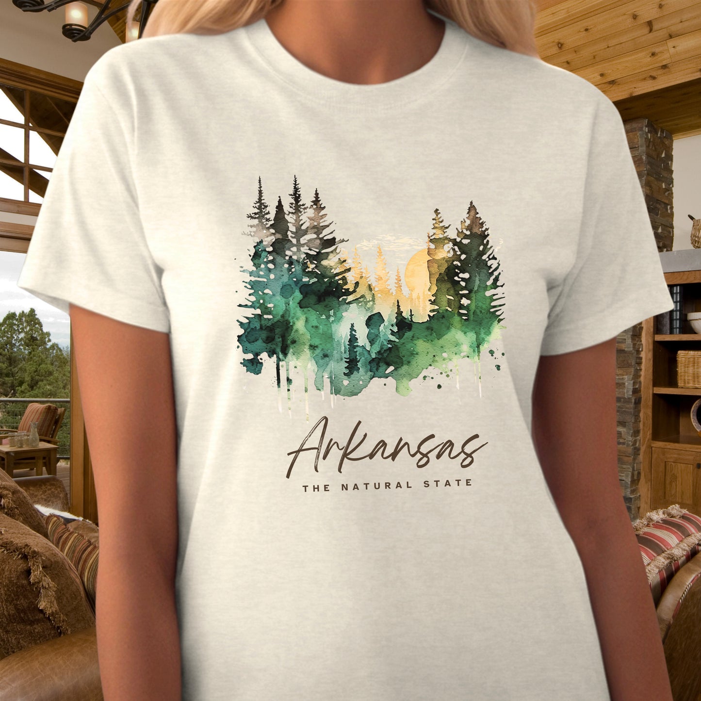 Forest Sunset Relaxed Everyday Tee