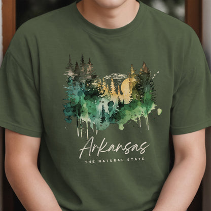 Forest Sunset Relaxed Everyday Tee