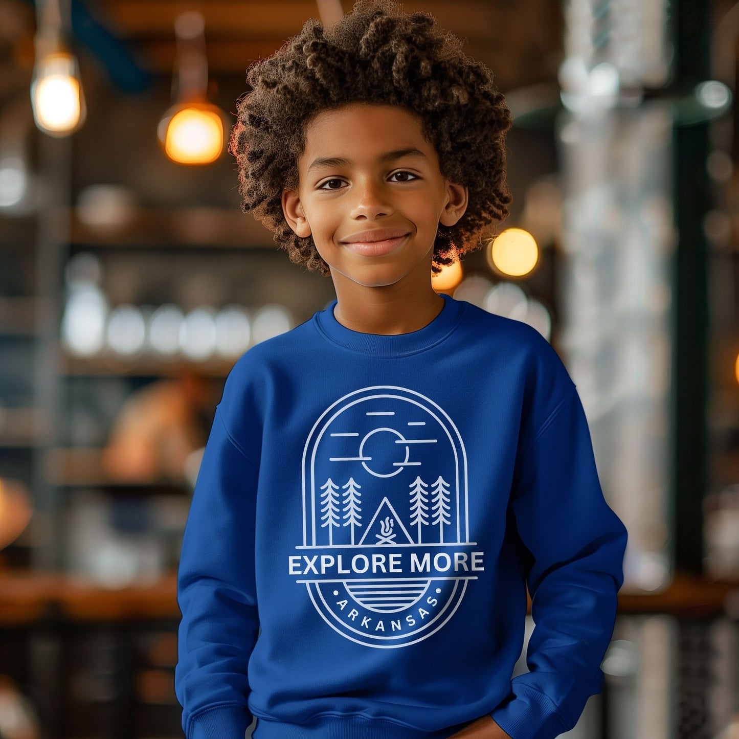 Explore More Youth Crewneck Sweatshirt