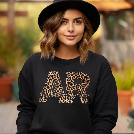 Leopard Print AR Crewneck