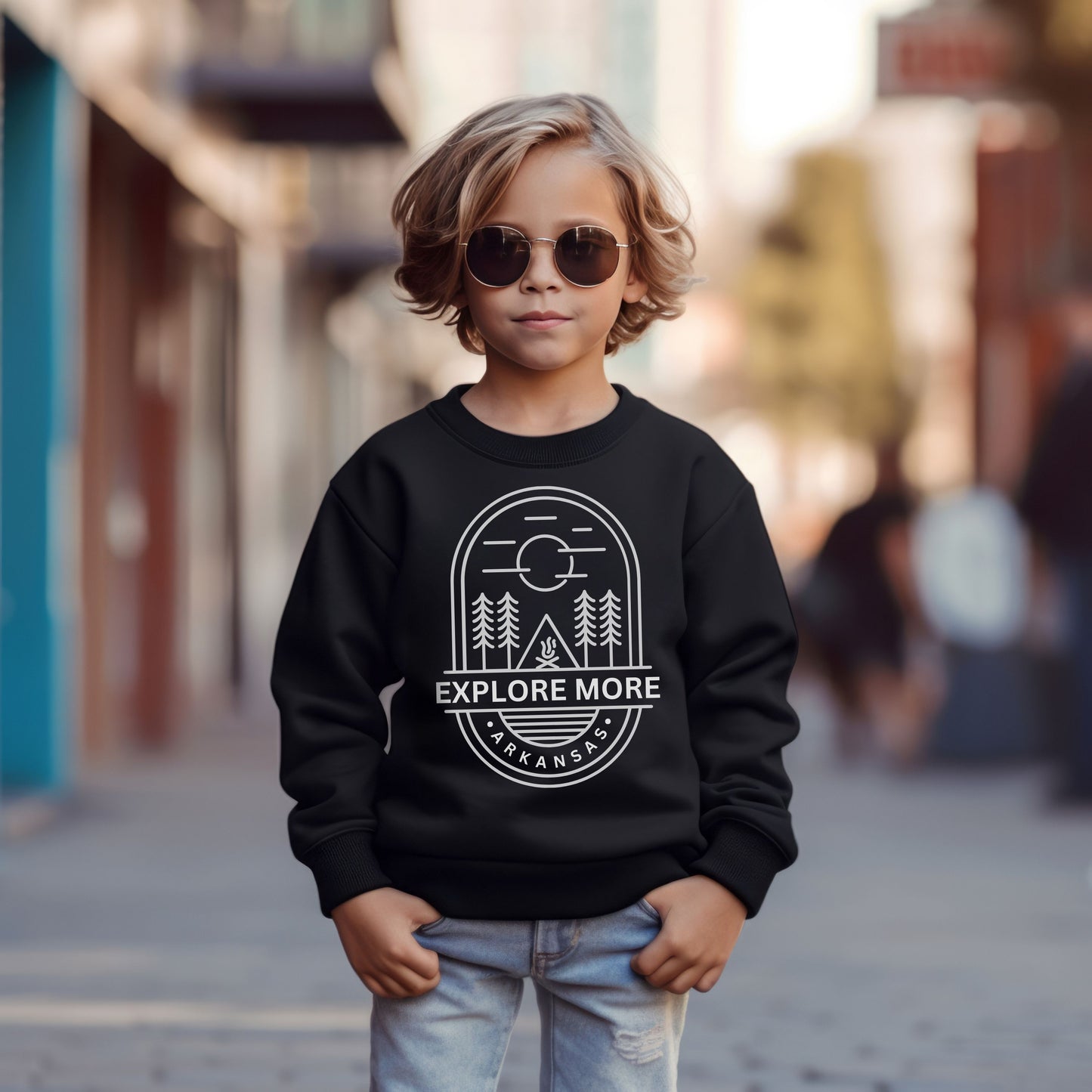 Explore More Youth Crewneck Sweatshirt