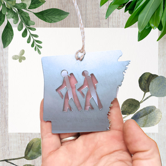 AR Hikers Ornament