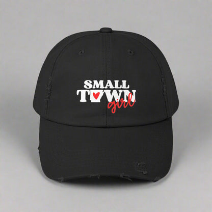 Small Town Girl Distressed Cap