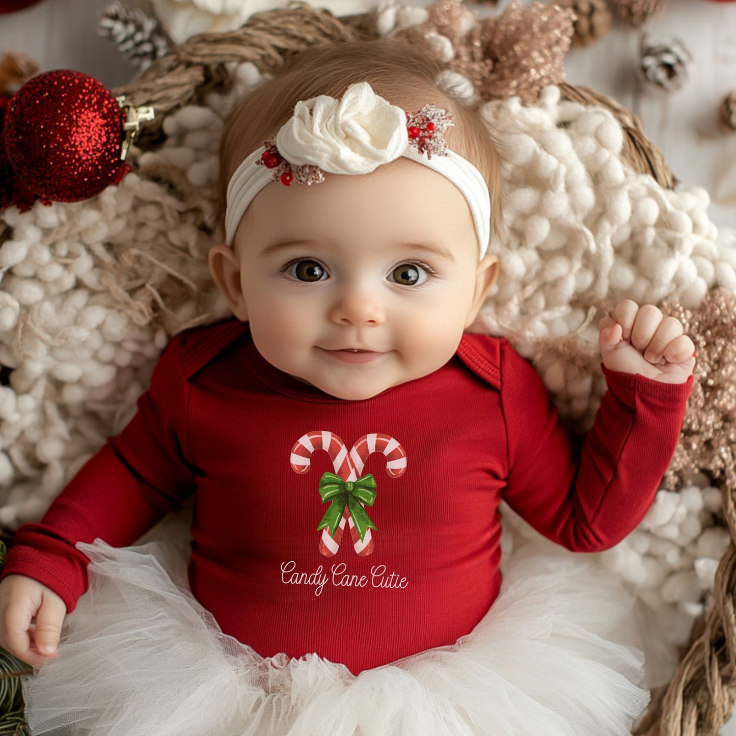 Candy Cane Cutie Infant Bodysuit