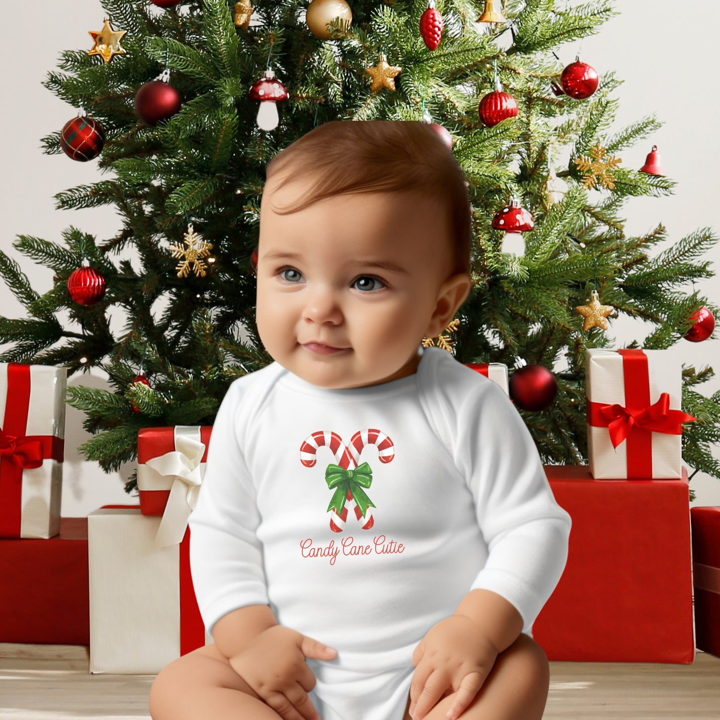 Candy Cane Cutie Infant Bodysuit