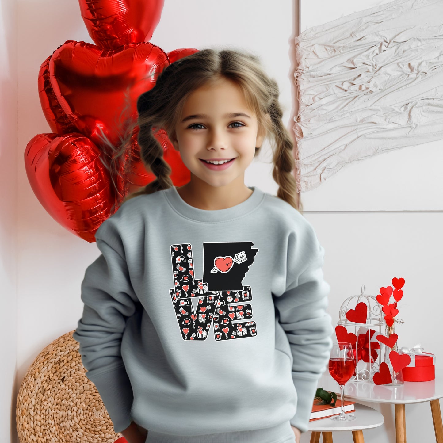 Youth AR Love Crewneck