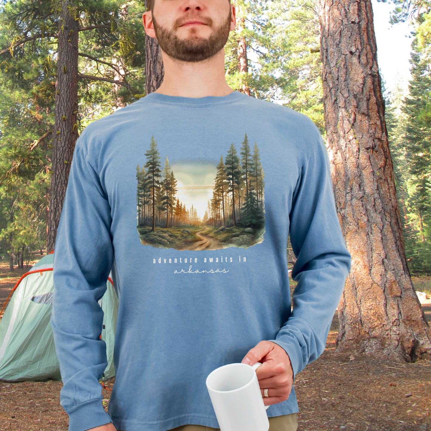 Adventure Awaits Long Sleeve Tee