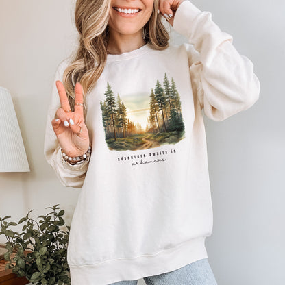 Adventure Awaits Everyday Crewneck