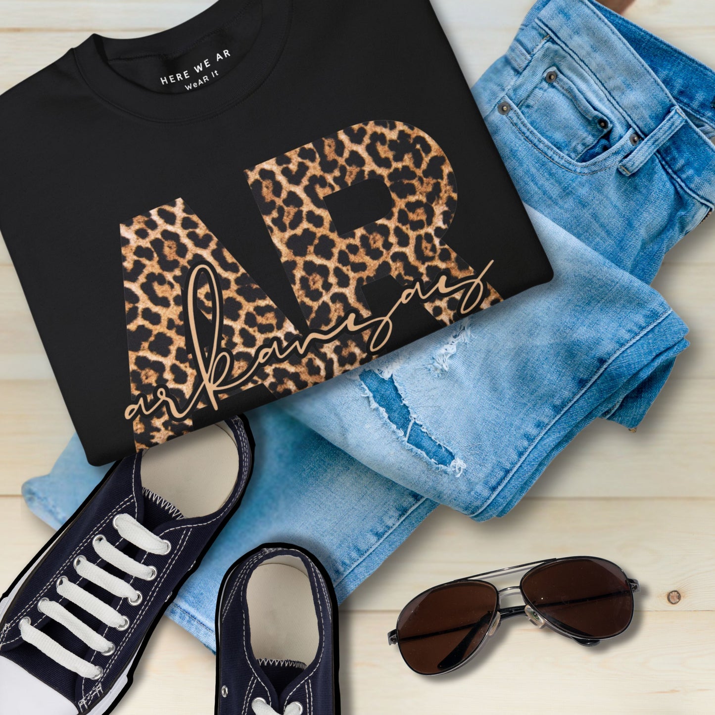 Leopard Print AR Crewneck