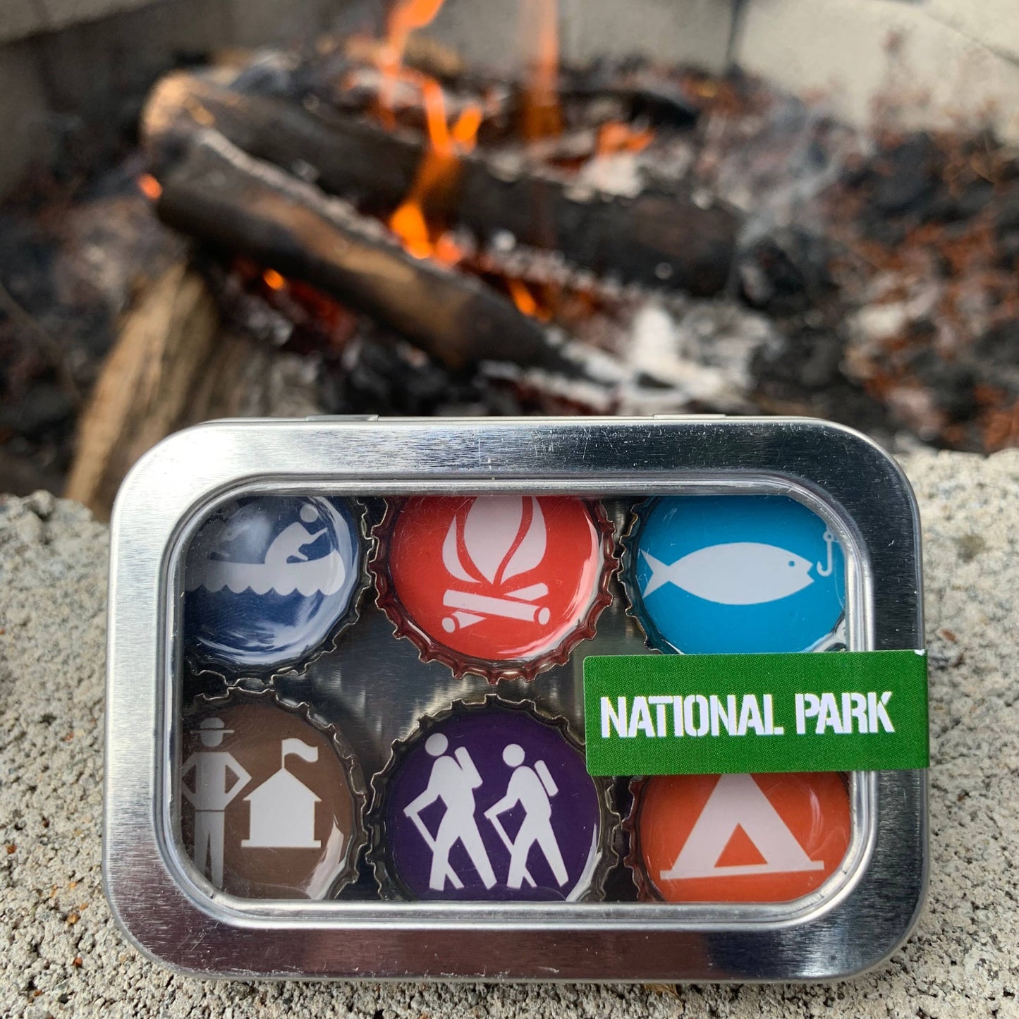 National Park Bottlecap Magnets