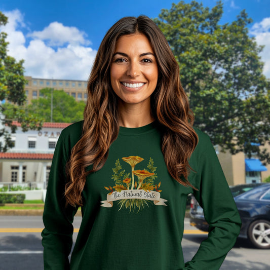 Natural State Shrooms Long Sleeve Tee