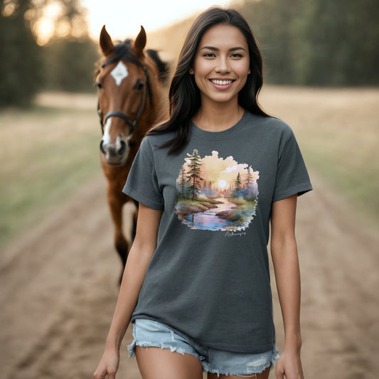 Sunrise Escape Relaxed Everyday Tee