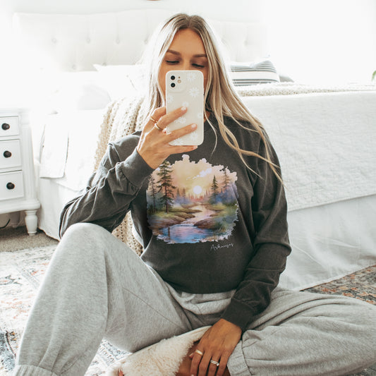 Sunrise Escape Midweight Long-Sleeve Tee