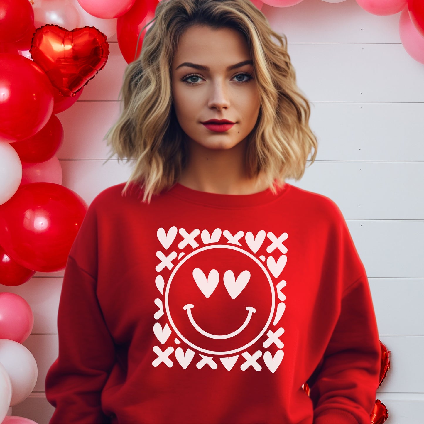 Valentine Smiles Crewneck