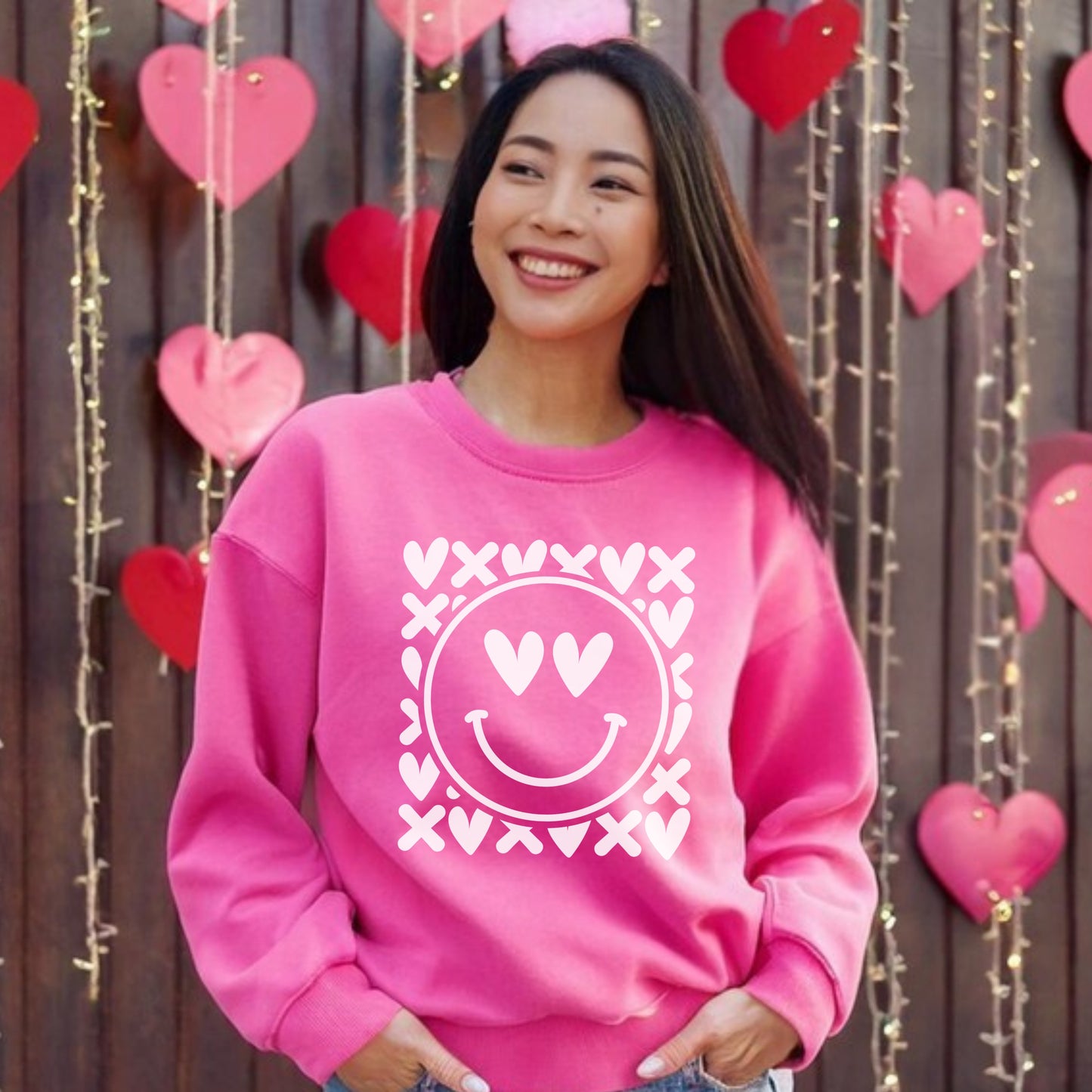 Valentine Smiles Crewneck