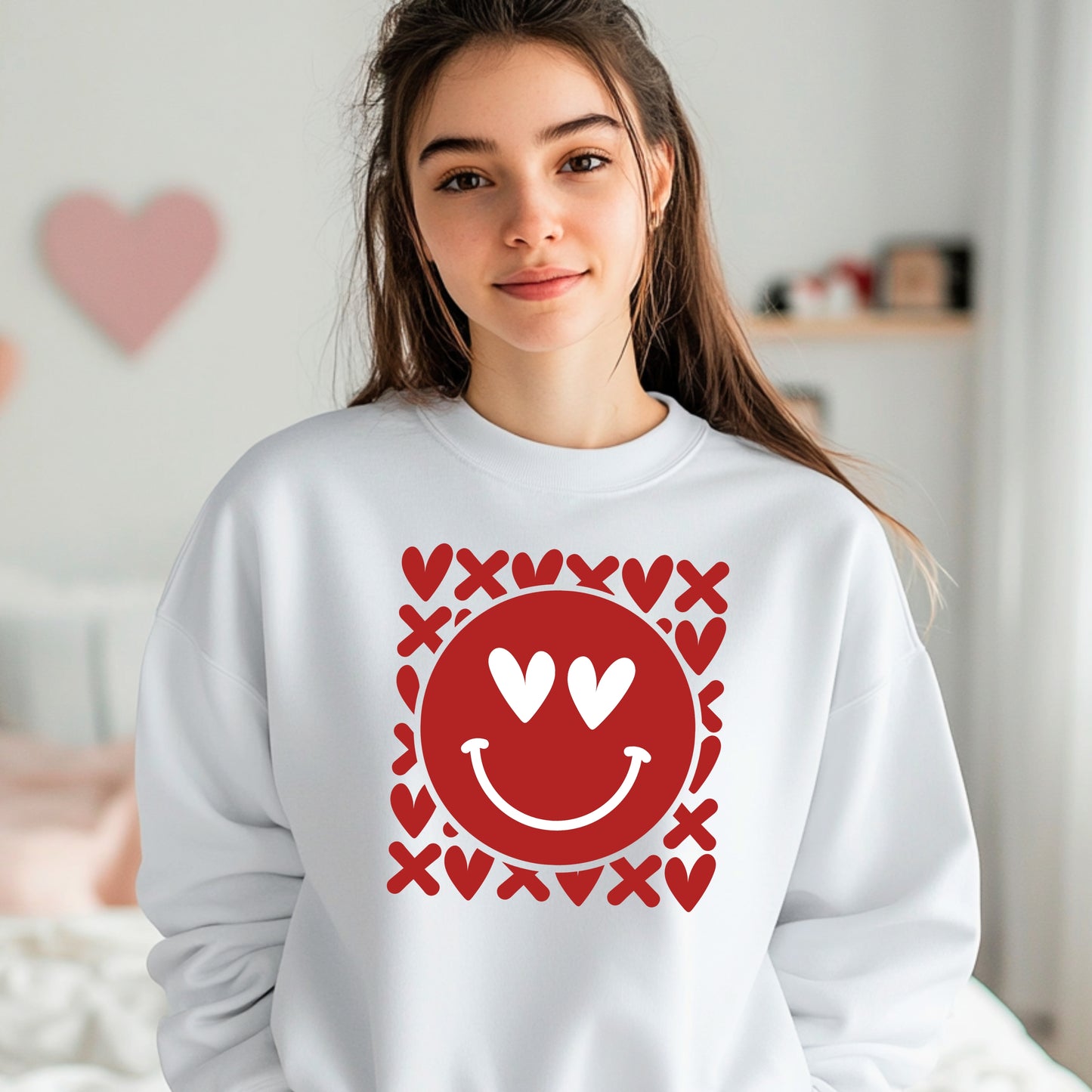 Valentine Smiles Crewneck